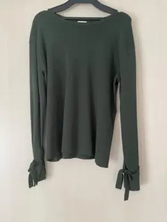 URBAN RESEARCH DOORS 袖リボンKNITプルオーバー