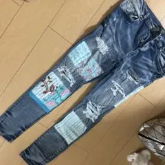 AMIRI パッチワーク ダメージ デニムパンツのサムネイル