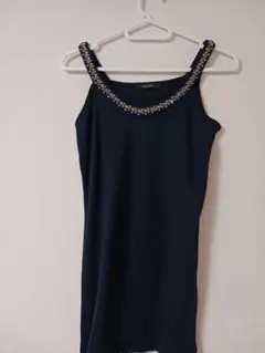 JEANASIS ビジュー付きキャミソール