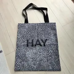 HAY トートバッグ ドット柄 ブラック 新品のサムネイル