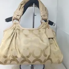 コーチ トートバッグ シグネチャー 13441 キャンバス　ハンドバッグ