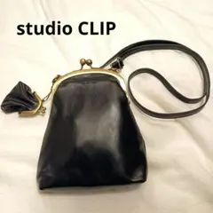美品studioCLIP スタジオクリップ がま口 ショルダー 　財布ショルダーのサムネイル