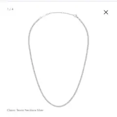 試着のみ新品ダニエルウェリントンネックレスCLASSICTENNISシルバー 