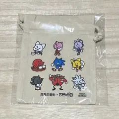 阪急三番街　ソニ×ぷよ　コラボ　巾着　セガ　ソニック