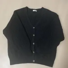WEGO ニットカーディガン フリーサイズ ブラック