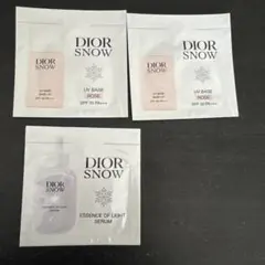 ディオール スノー UVベース ローズ＋エッセンス オブ ライトセラム サンプル