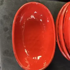 イタリア製CERAMICHE REGINA赤 M STYLE 19×12cm - メルカリ