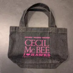 CECIL McBEE デニムトートバッグ I ❤️ HAWKSのサムネイル