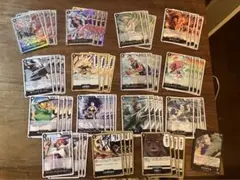 ワンピースカード 黒クロコダイル デッキパーツ 蒼海の七傑 4コンセット