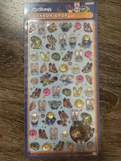 正規品　ズートピア　ボンボンドロップシール　ミニ