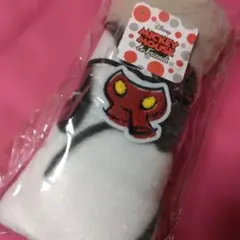 Disney ミッキーマウス フリースブランケット 　ワッペンつき