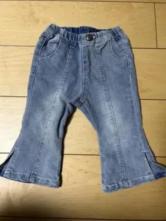 BREEZE デニムフレアパンツ 9分丈 90サイズ