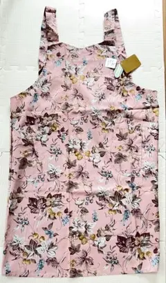 【新品未使用】LANCEL エプロン ピンク ボタニカル柄のサムネイル