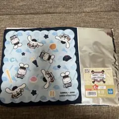 タイトーくじ　侍ジャパン　サンリオ　E賞　ハンドタオル　シナモン