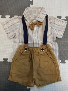 フォーマルセット 80cm ストライプ