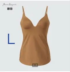 ユニクロ マメクロゴウチ mame エアリズムプランジブラキャミソール 　L