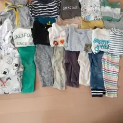 週末タイムセール長袖シャツ14枚、トレーナー２枚、パーカー２枚、ズボン6枚まとめ