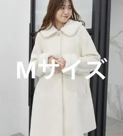 マジェスティックレゴン　7wayファービジューコート　アイボリー　Mサイズ