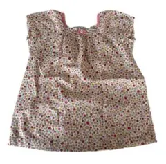 familiar ファミリア　 花柄 くま　リボン　ピンク　トップス 90