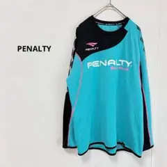 ペナルティ　プラシャツ　F ターコイズブルー　長袖　クルーネック　スポーツウェアのサムネイル