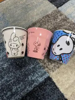 メラミンカップ　3個セット　サンリオ　SNOOPY