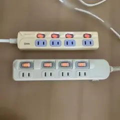 【動作確認済】オーム電気　延長コード　２メートル　2個セットのサムネイル