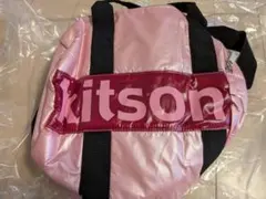 kitson ピンク ロゴ トートバッグのサムネイル