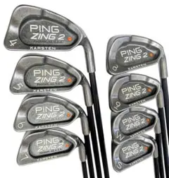 PING ZING2 アイアンセット 9本 オレンジドット USA製　スチール PING ZING2 アイアンセット 9本 オレンジドット USA製 スチール - メルカリ