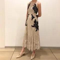 FRAY.ID／レースアップモチーフドレス