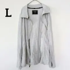 アバクロンビー＆フィッチ 【L】 パーカー 長袖 グレー 無地 希少のサムネイル