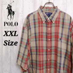 US古着 ポロラルフローレン ビッグサイズシャツ