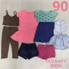 女の子　90 ワンピース　パンツ　オールドネイビー　シーイン　夏　まとめ売りのサムネイル