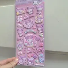 クロミ シールセット 2024年製　マシュマロシール　ぷくぷくシール