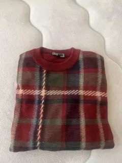 最終値下げ！ダックス希少90年代ニット　赤