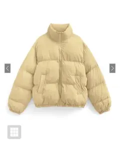 GRL スタンドカラーショート丈ダウンジャケット［dk1342］イエロー