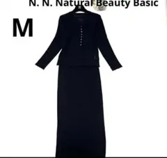 【美品】エヌ ナチュラルビューティーベーシック セットアップ ニット スカート