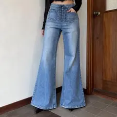 GRACE CONTINENTAL レースアップ フレア デニム Y2Kのサムネイル