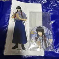 銀魂 桂小太郎 アクリルスタンド 缶バッジ　アニメイトカフェ