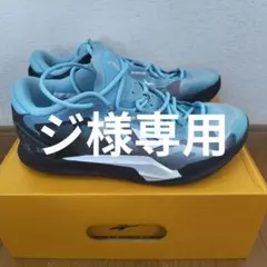 PEAK バスケットボールシューズ 青/水色aw1 ピーク・ウィギンス1代目