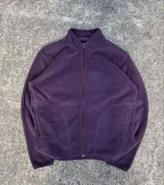 【古着】90s OLD UNIQLO ジップ フリース ジャケット 紫 y2k