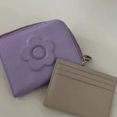 MARY QUANT 花モチーフ コインケース マルチケース