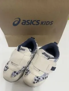 asics キッズ スニーカー ホワイト/ネイビー