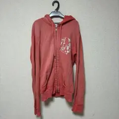 archive diesel サーモンピンク 鬼フェード ジップパーカー