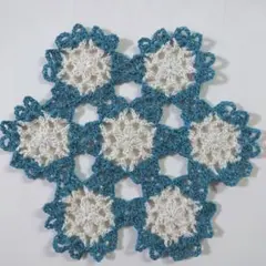 花モチーフ　ミニドイリー　ラメ