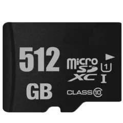 【新品・未使用】512GB microSDカードTF マイクロSDアダプター付き