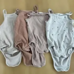 【24時間以内発送】　H&M オーガニックコットン リブキャミソール 4枚セット