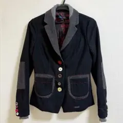 デシグアル　レインボー　ジャケット　テーラード　刺繍　お洒落