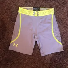 Under Armour インナータイツ グレー/イエロー
