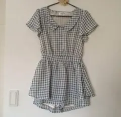 キュロット付きワンピース オールインワン