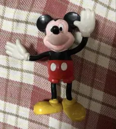 ミッキーマウス フィギュア ヴィンテージ ディズニー　ソフビ　人形　昭和レトロのサムネイル